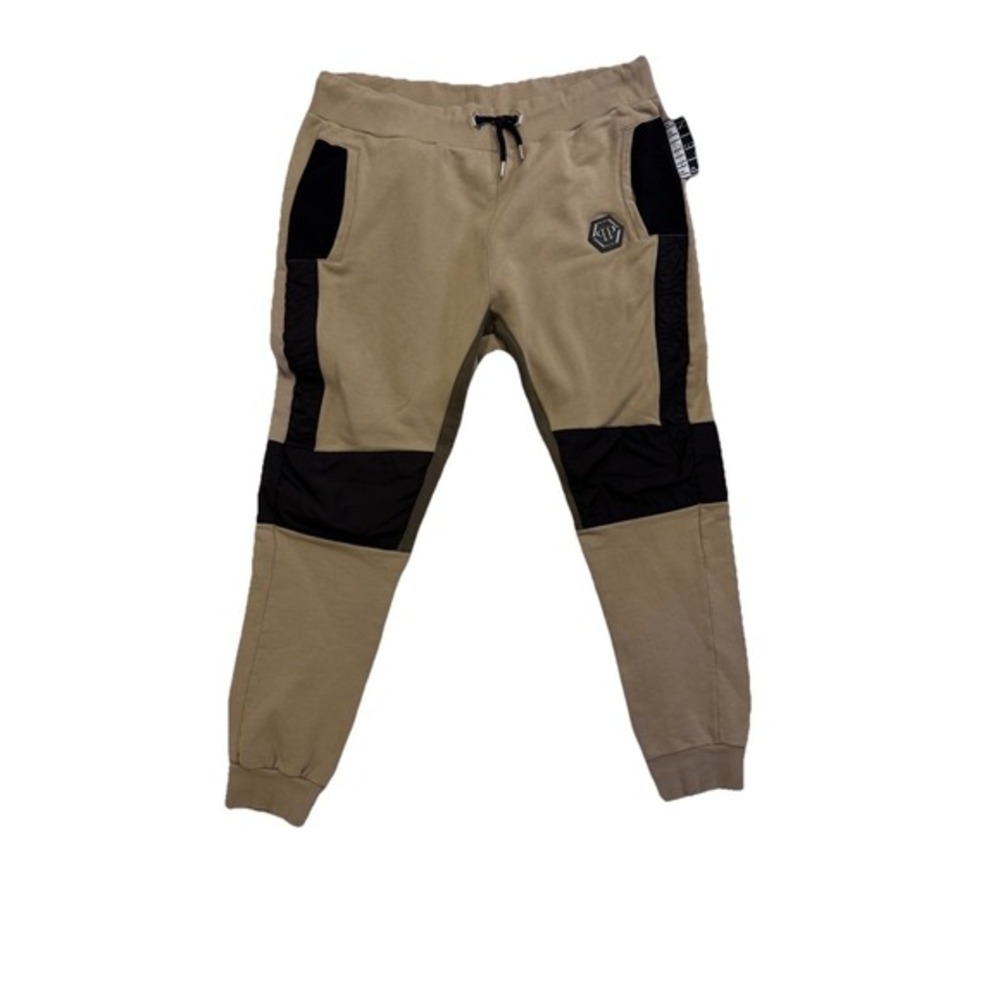 Men Philipp Plein Tan Black Convertible Sweatsuit Set Hardware Logo size XXXL - Picture 2 of 16